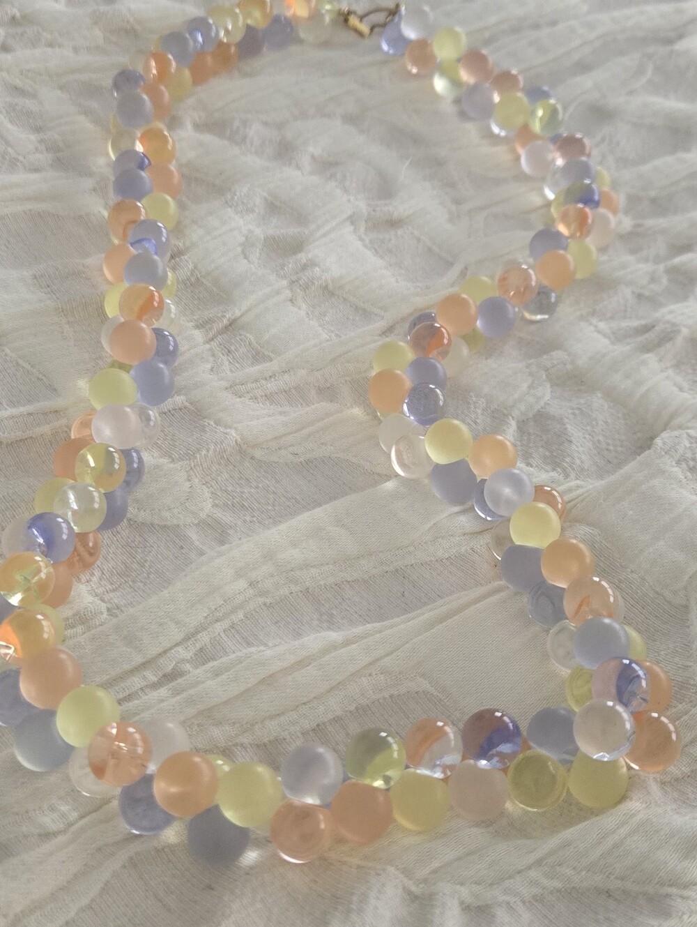 Vintage Monet Lucite Necklace